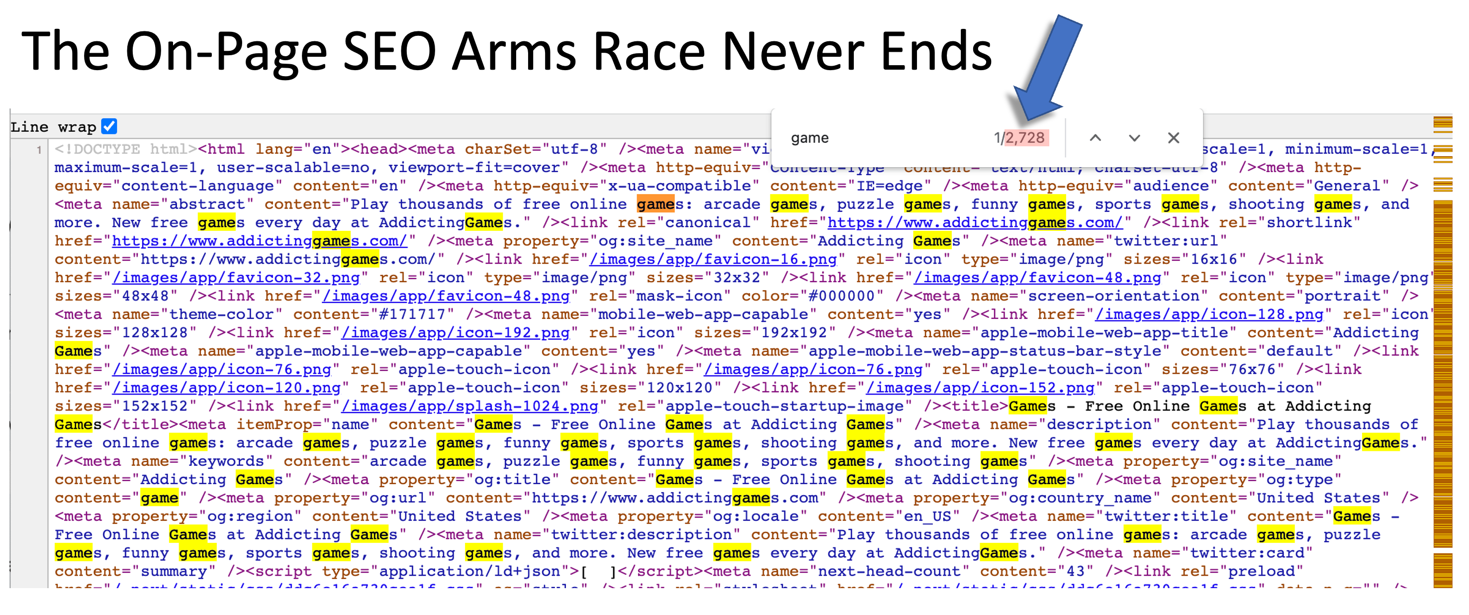 Stealth SEO Arms Race Never Ends
